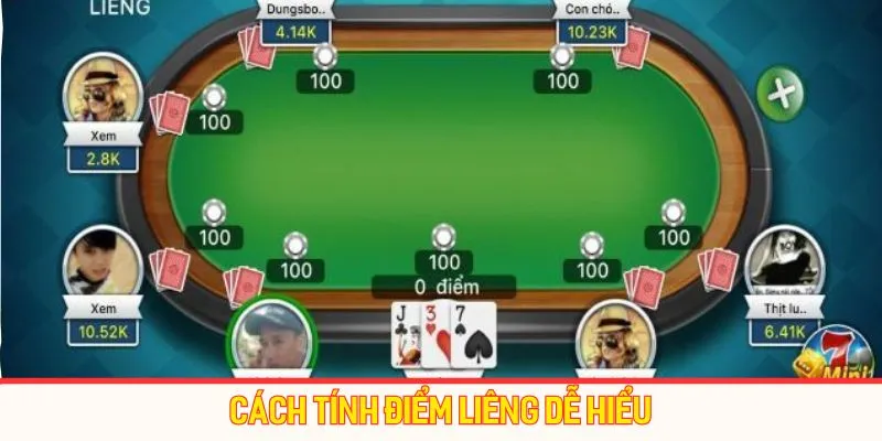 Cách tính điểm Liêng dễ hiểu